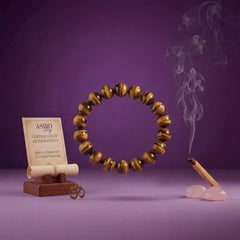 Black Tiger Eye Bracelet – 8MM Natural Stone Bracelet for Protection, Strength & Confidence