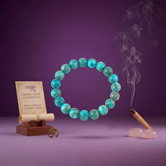 South African Turquoise Bracelet | 8MM Natural Stone Beads | Protection, Healing & Communication