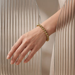 Golden Pyrite Bracelet 8MM | Wealth, Confidence & Abundance | Natural Stone Healing Crystal Bracelet
